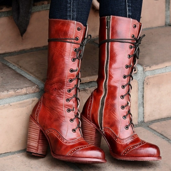 Ariana oak tree vintage style boots 7 - Picture 2 of 2